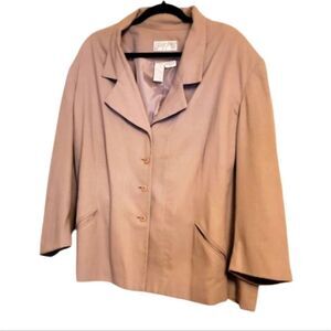 3 -for-$15 Tan work blazer size 26W.